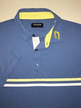 Men's Druids Short Sleeve Polo-Size L